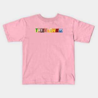 they/them Kids T-Shirt